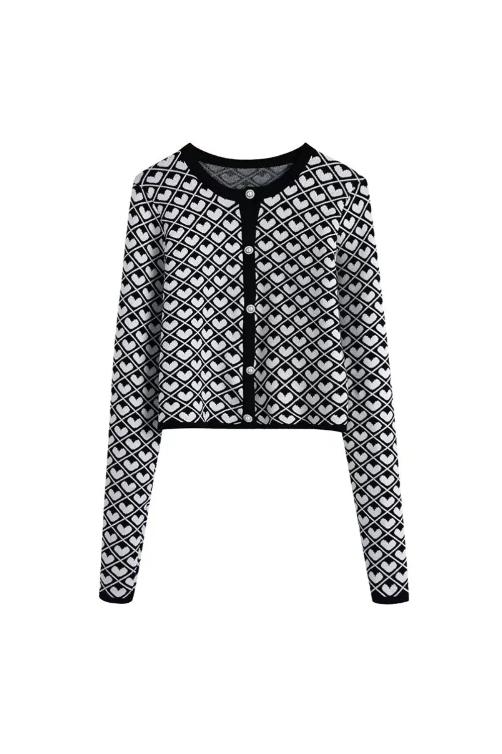 ' Caden' Round Neck Long Sleeve  Lightweight Cardigan