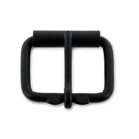 1.5" Matte Black #3 Roller Buckle