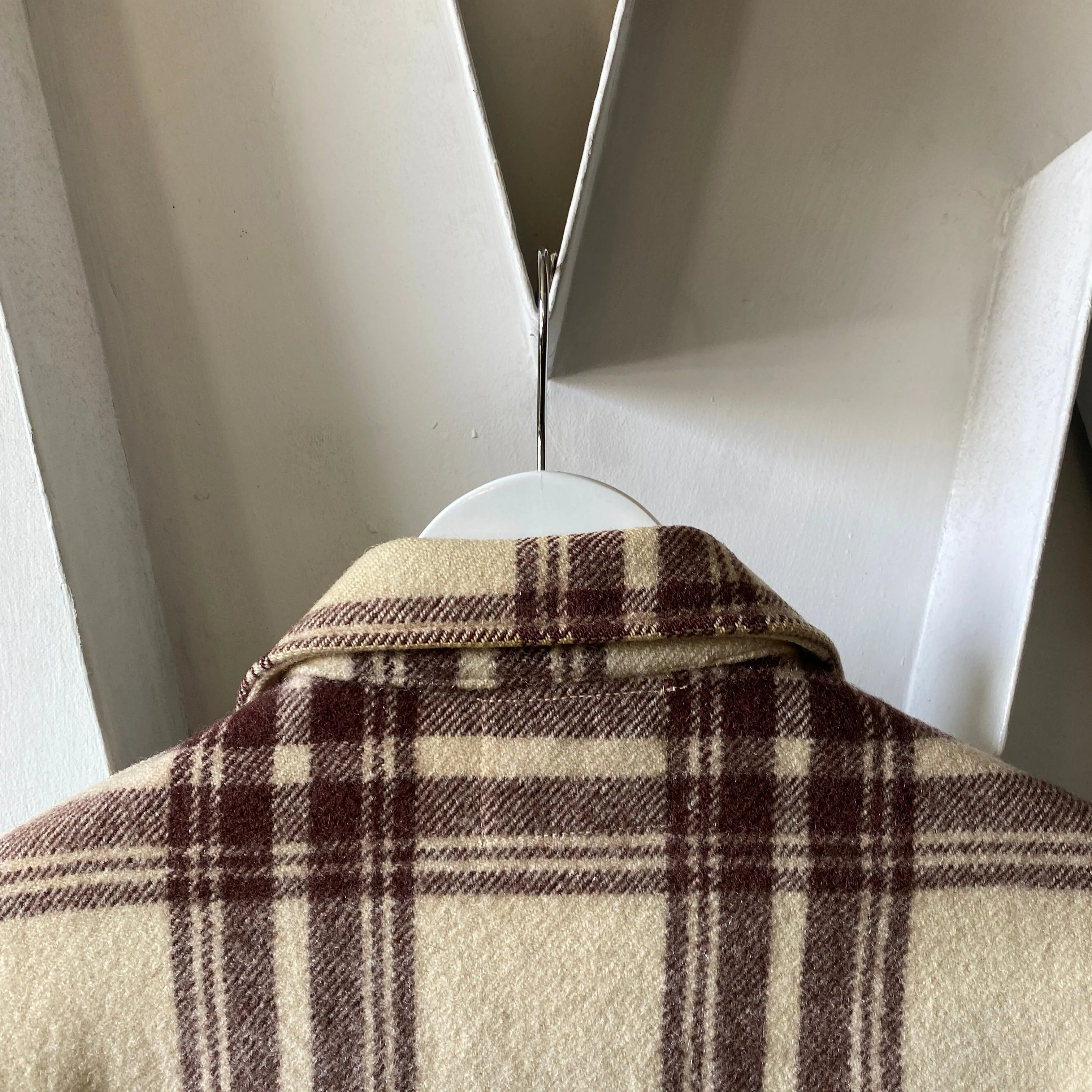 50’s Plaid Wool Jacket - Medium