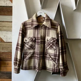 50’s Plaid Wool Jacket - Medium