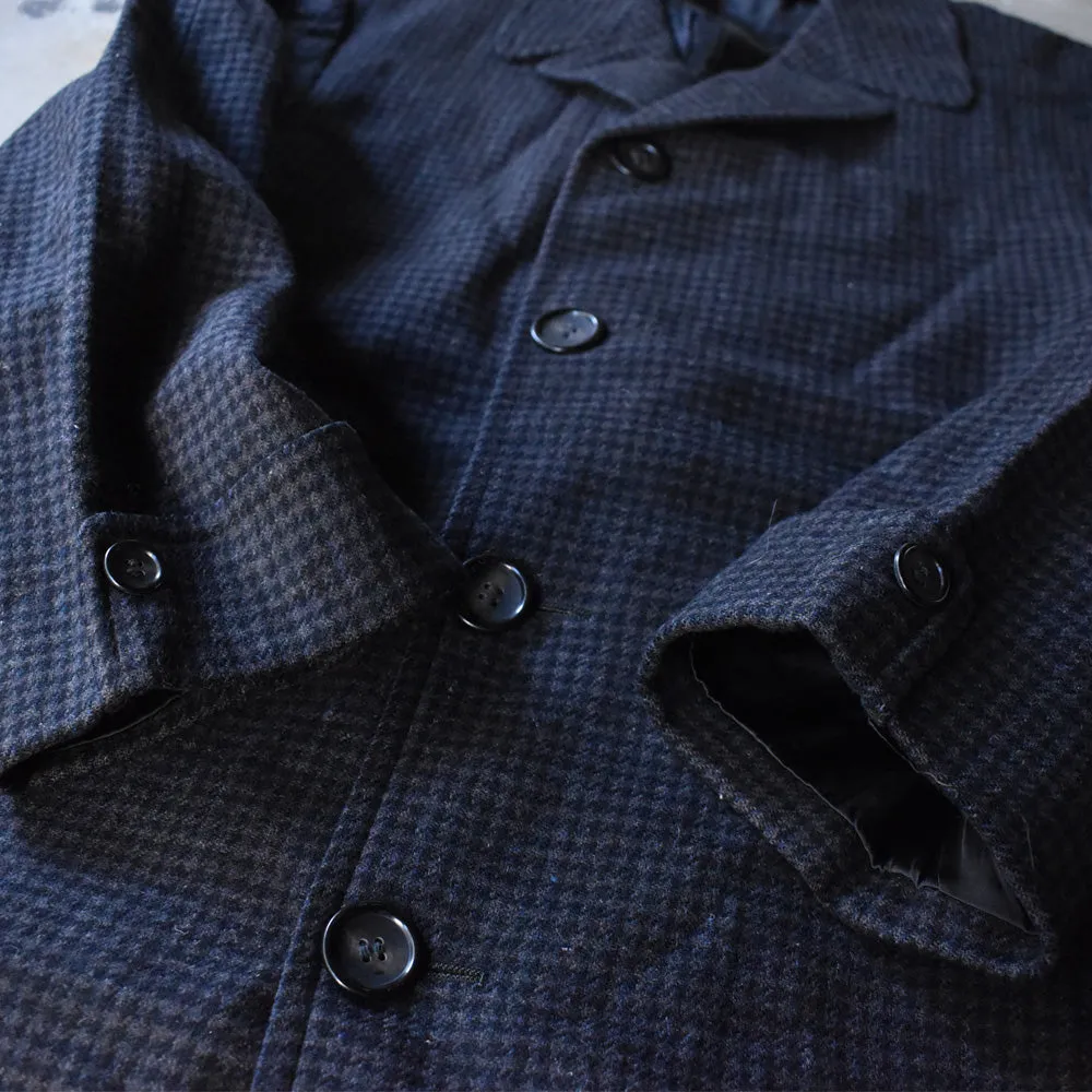 60-70s Suttman's Men's Wear 千鳥格子 ウール チェスターコート ユニオンチケット付き USA製 231221
