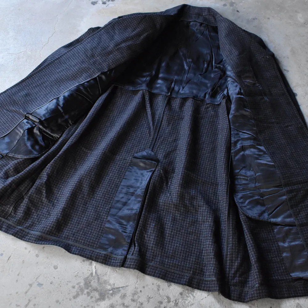 60-70s Suttman's Men's Wear 千鳥格子 ウール チェスターコート ユニオンチケット付き USA製 231221