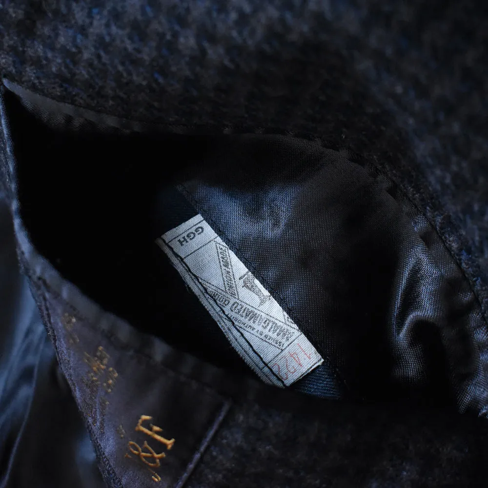 60-70s Suttman's Men's Wear 千鳥格子 ウール チェスターコート ユニオンチケット付き USA製 231221