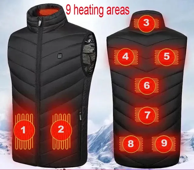 9/11 Areas USB Heating Jackets