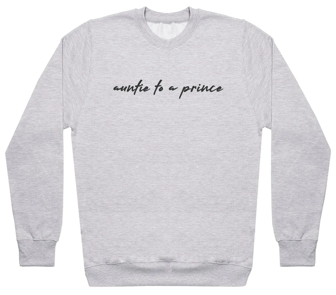 Auntie To A Prince - Womens Sweater - Auntie Sweater