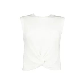 B&Y Twist Front Tank-Ivory