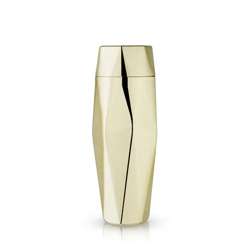 Belmont: Apex Faceted Gold Cocktail Shaker (VISKI)