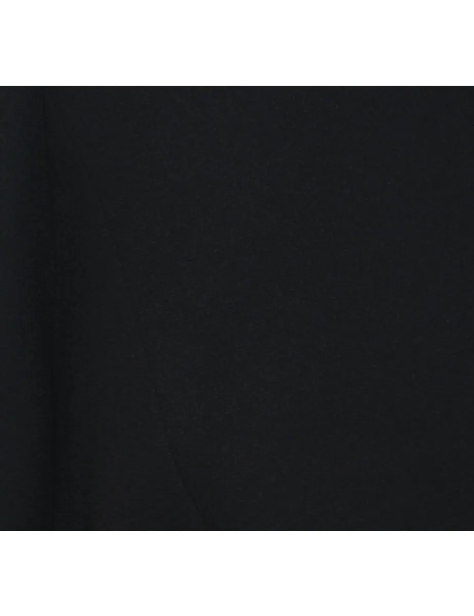 Black Classic Cropped Jacket - L