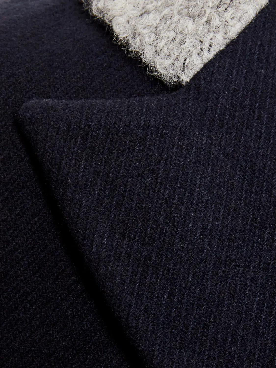 Cropped Jacket - Navy