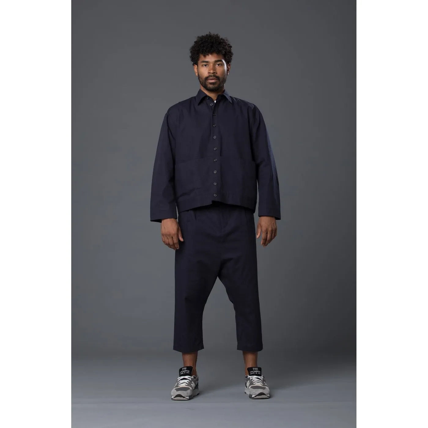 Cropped "Shorty" Shirt Jacket