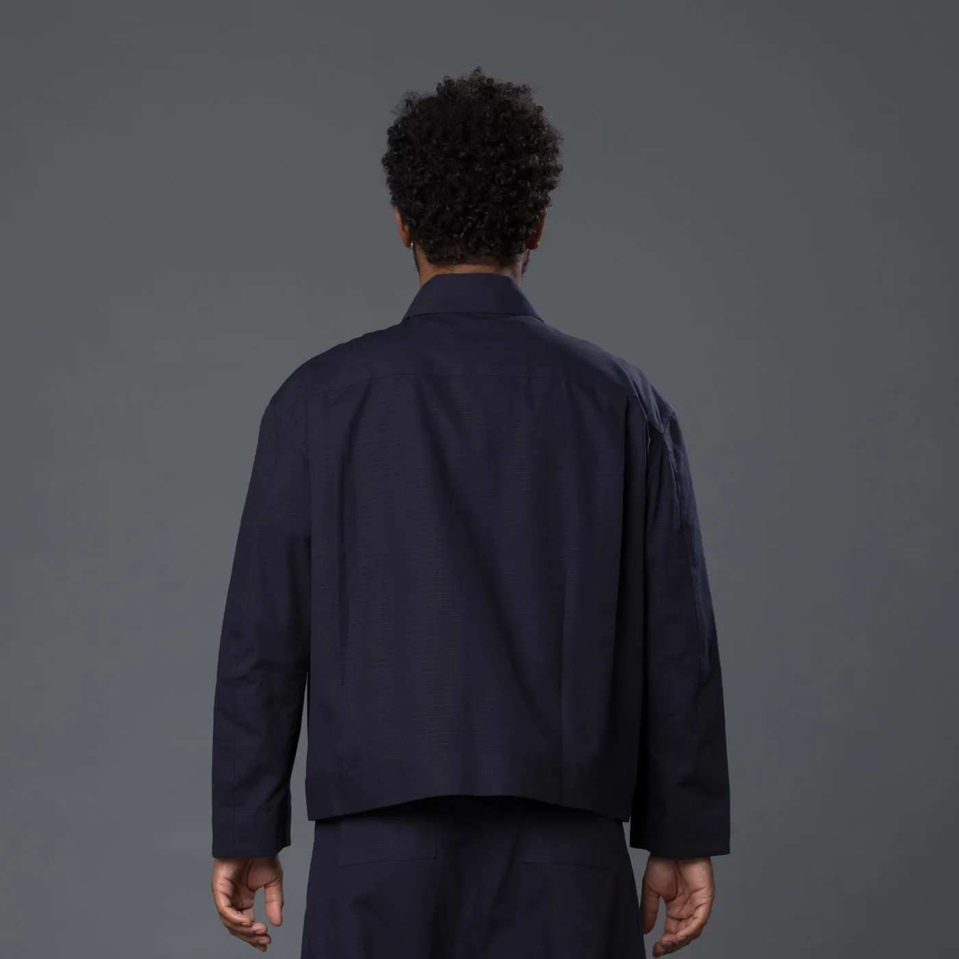 Cropped "Shorty" Shirt Jacket
