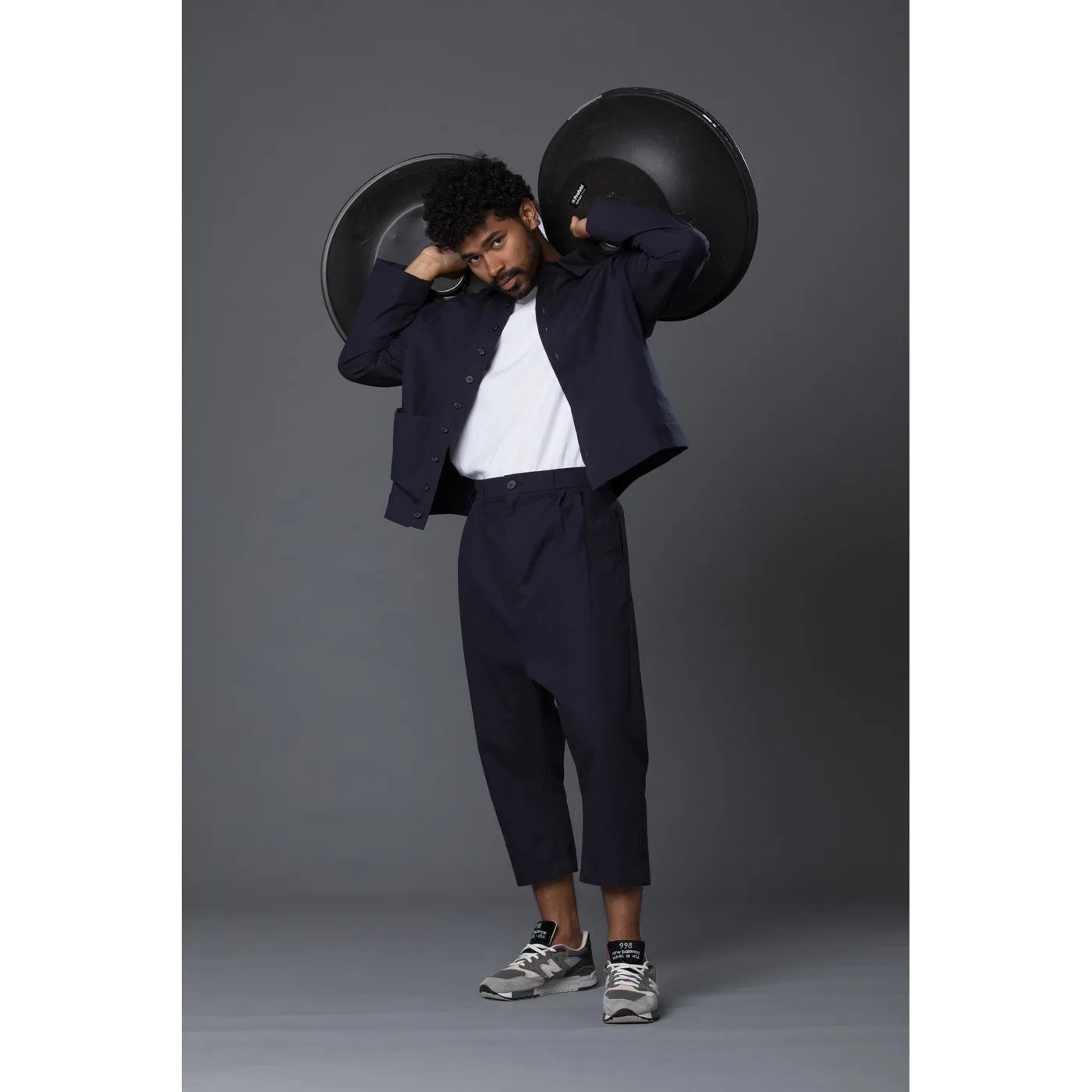 Cropped "Shorty" Shirt Jacket