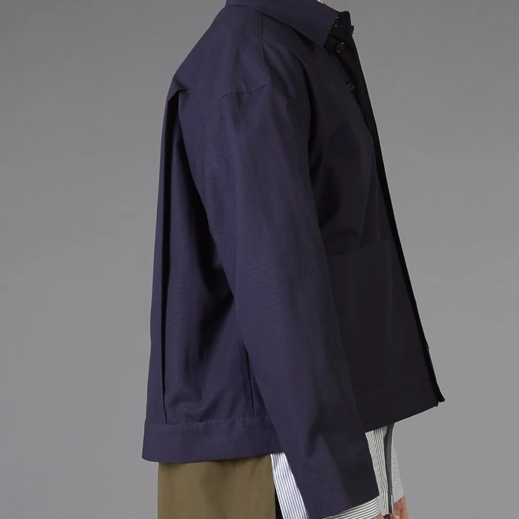 Cropped "Shorty" Shirt Jacket