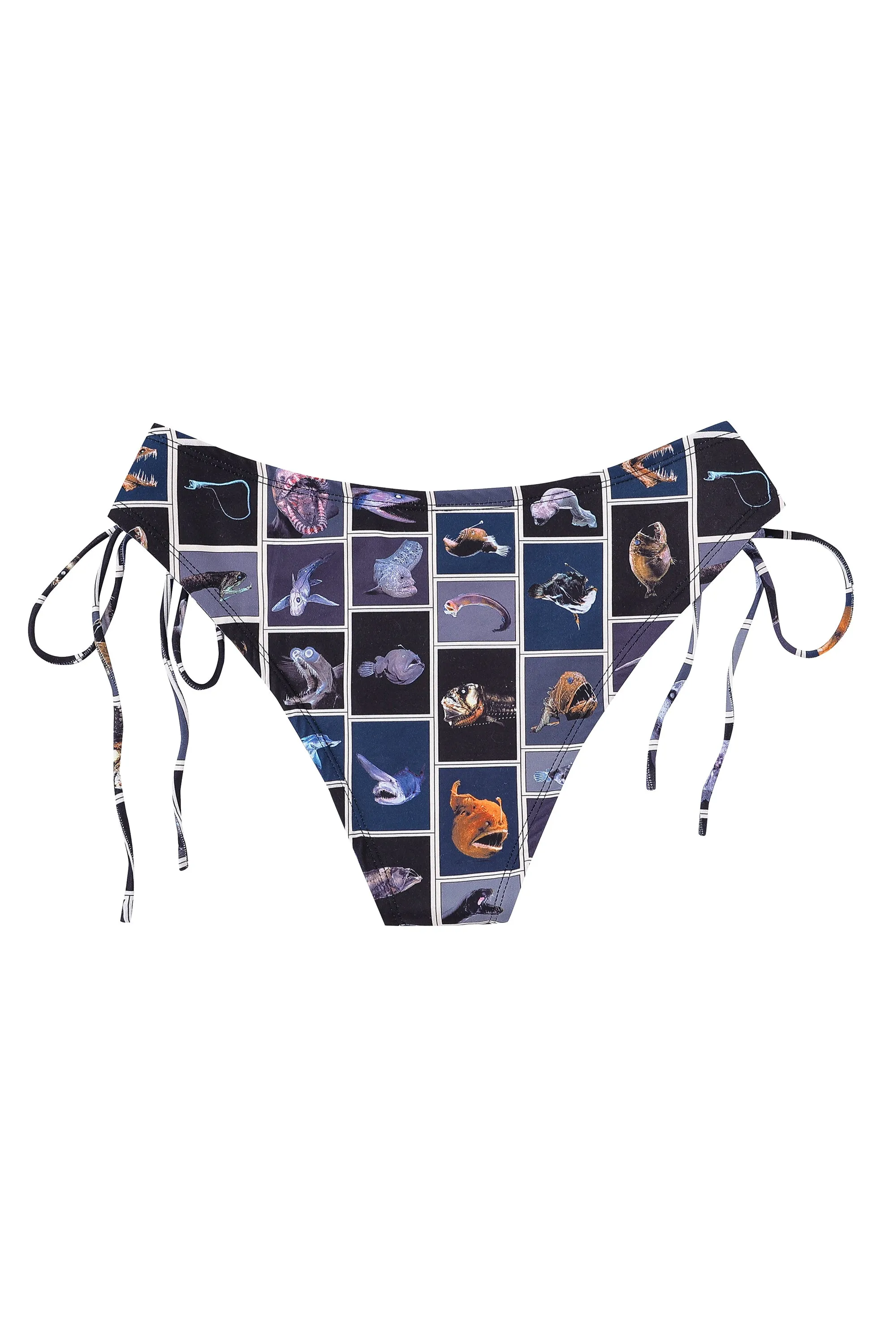 Cuter Fish Loop Tie Bikini Bottoms