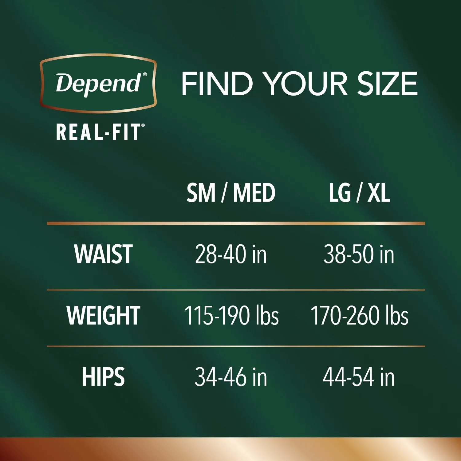 Depend Real Fit Incontinence Underwear for Men, Maximum Absorbency, Black & Grey