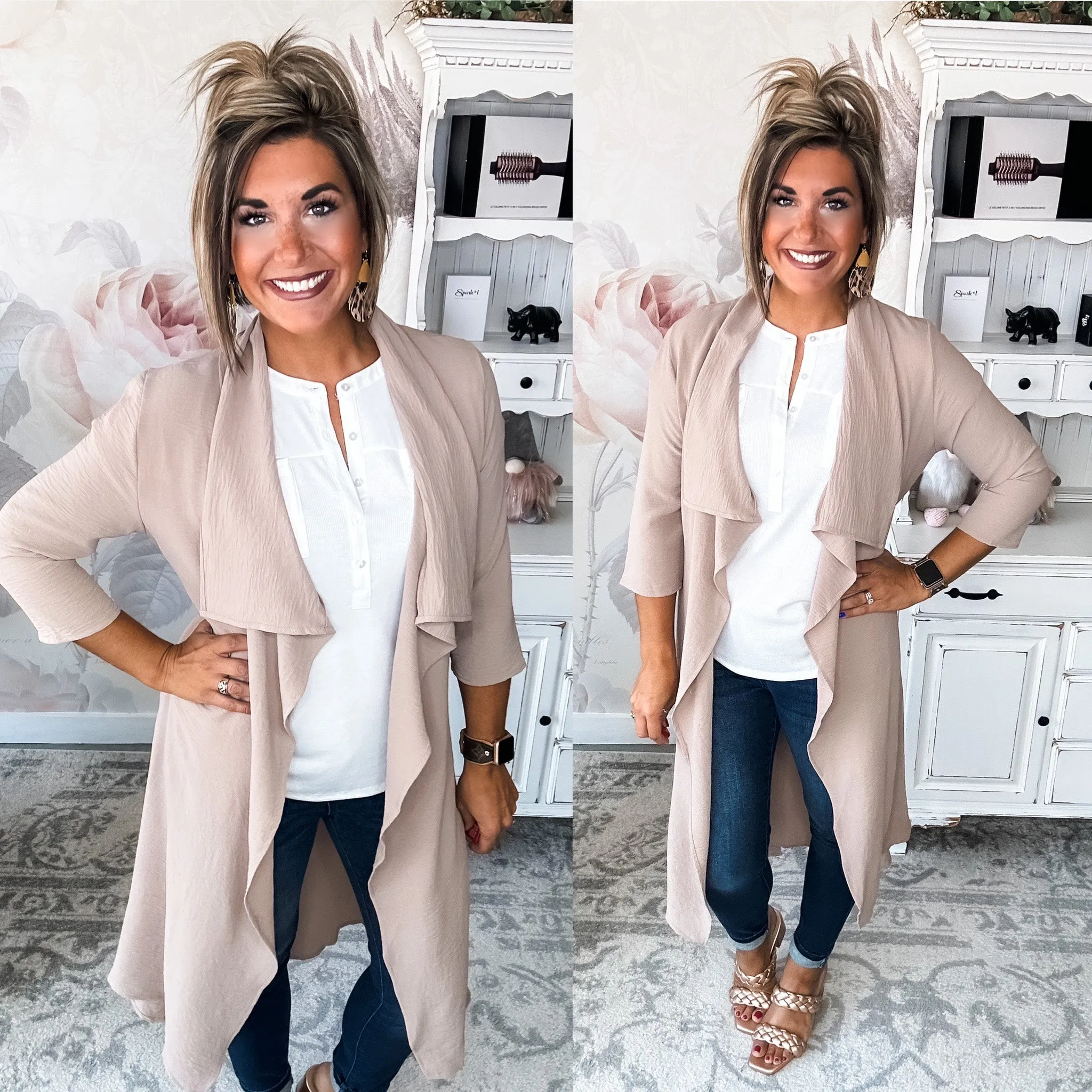 Feelings of Hope Draped Front Duster