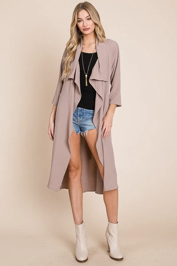 Feelings of Hope Draped Front Duster