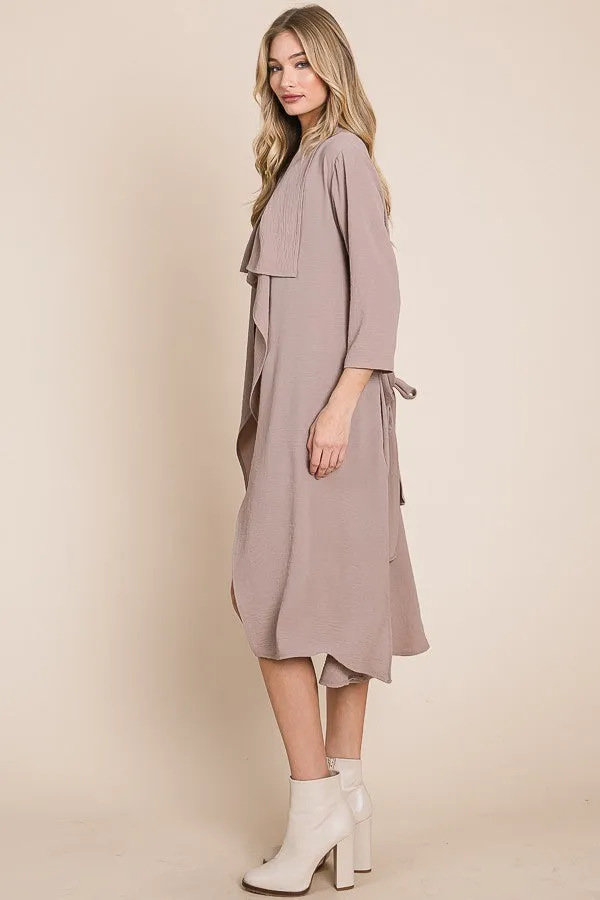 Feelings of Hope Draped Front Duster