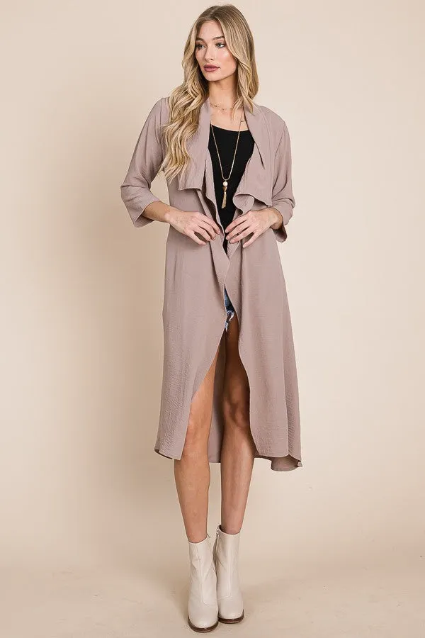 Feelings of Hope Draped Front Duster