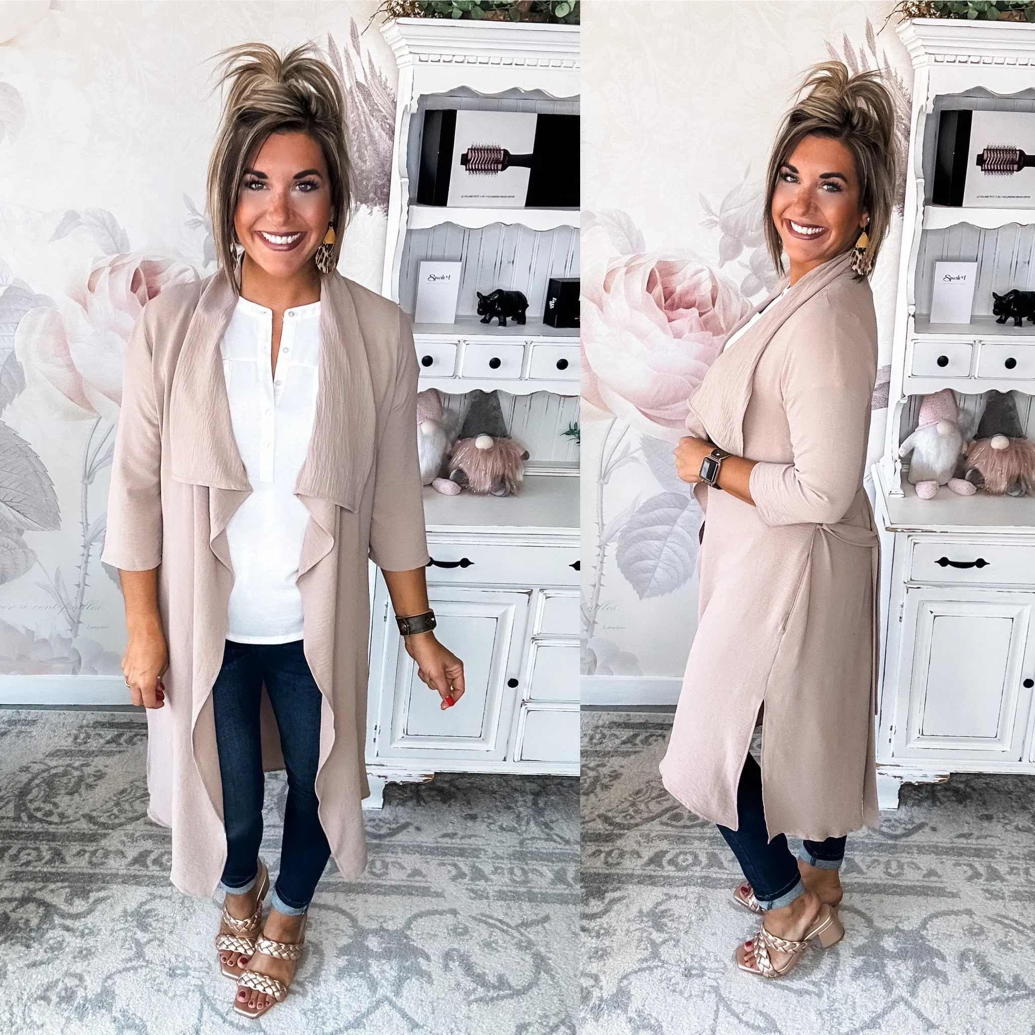 Feelings of Hope Draped Front Duster