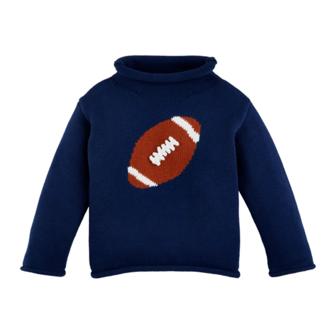 Football Rollneck Toddler Sweater