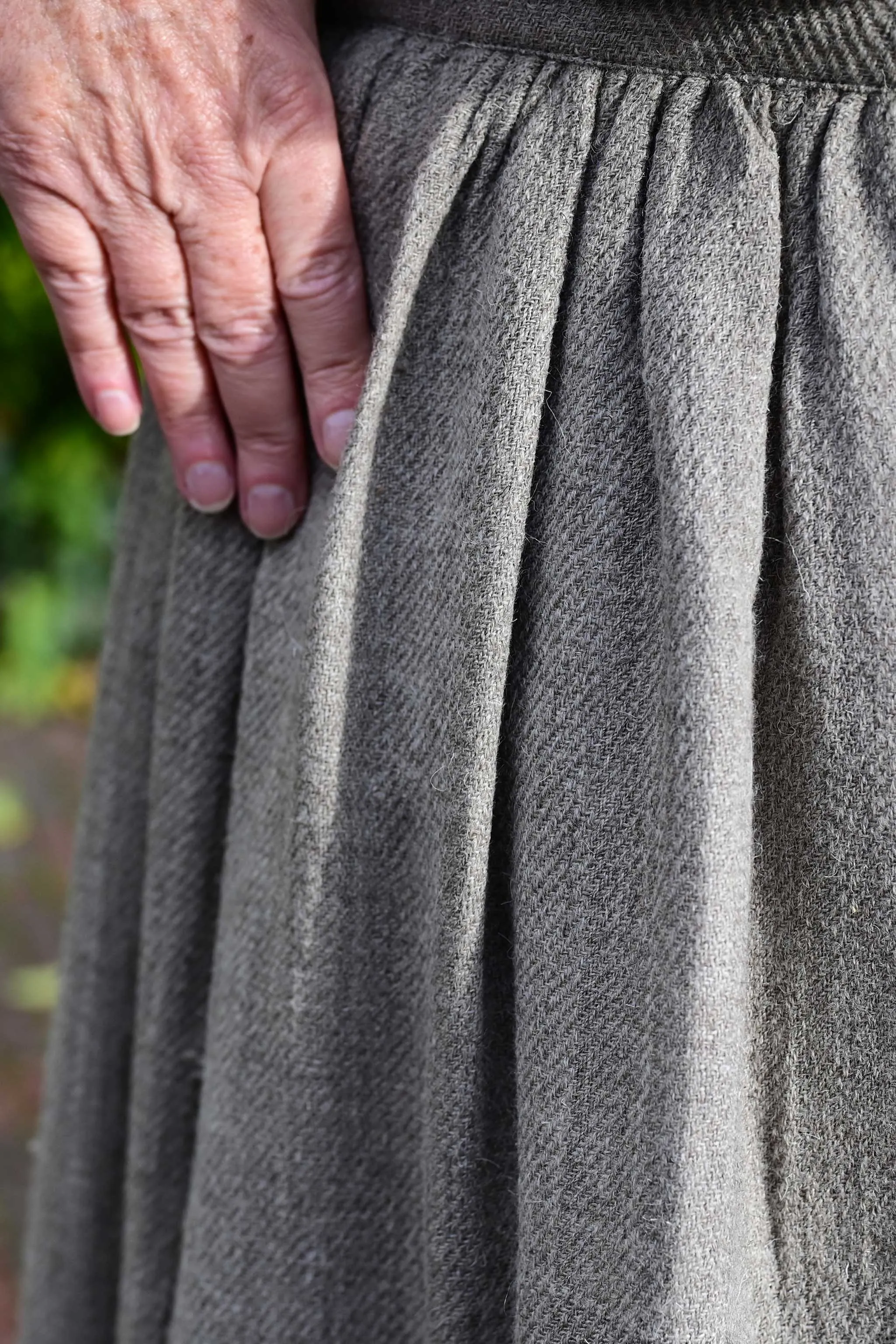 Ghaghro Skirt | Woolen Long Gathered Skirt