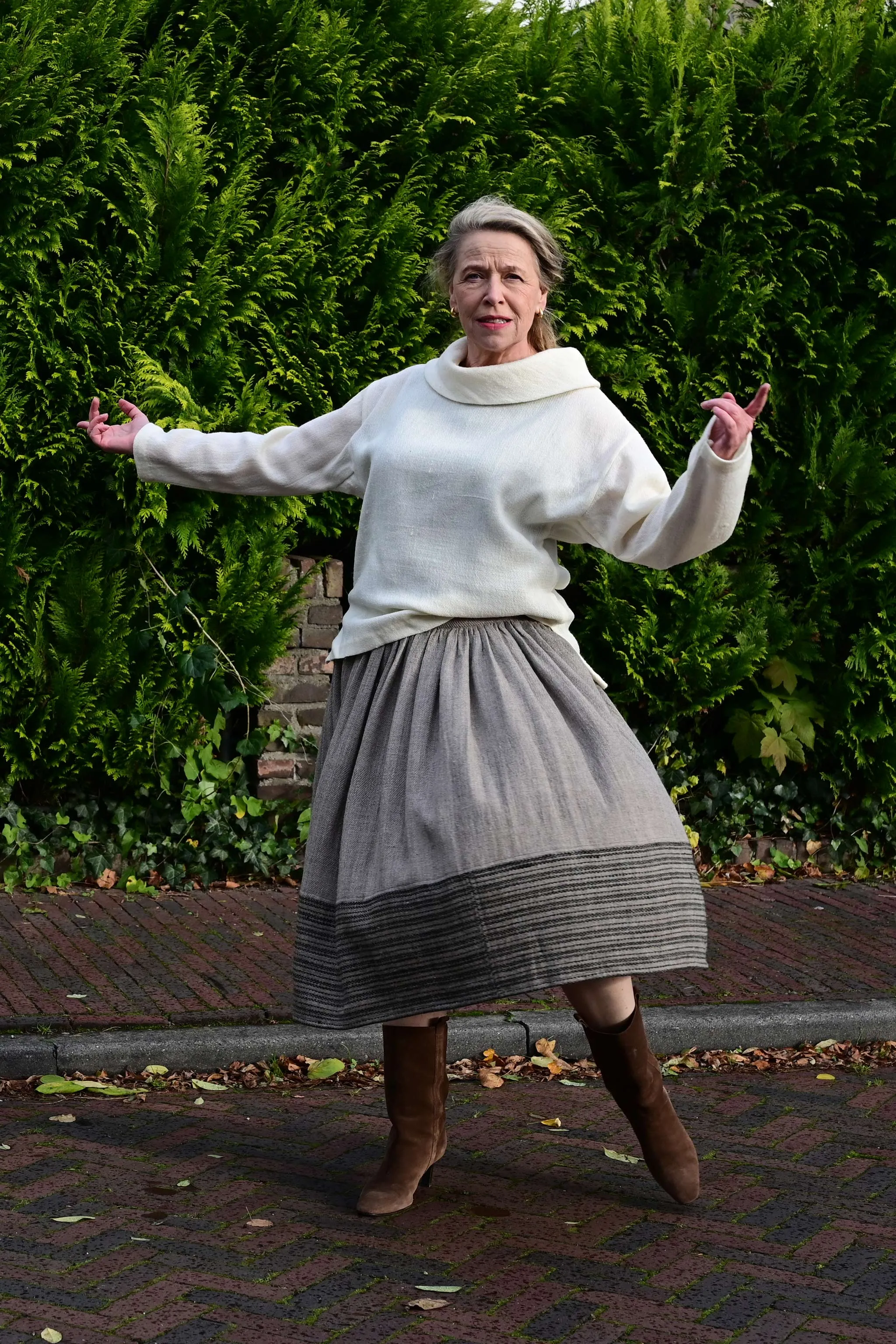 Ghaghro Skirt | Woolen Long Gathered Skirt