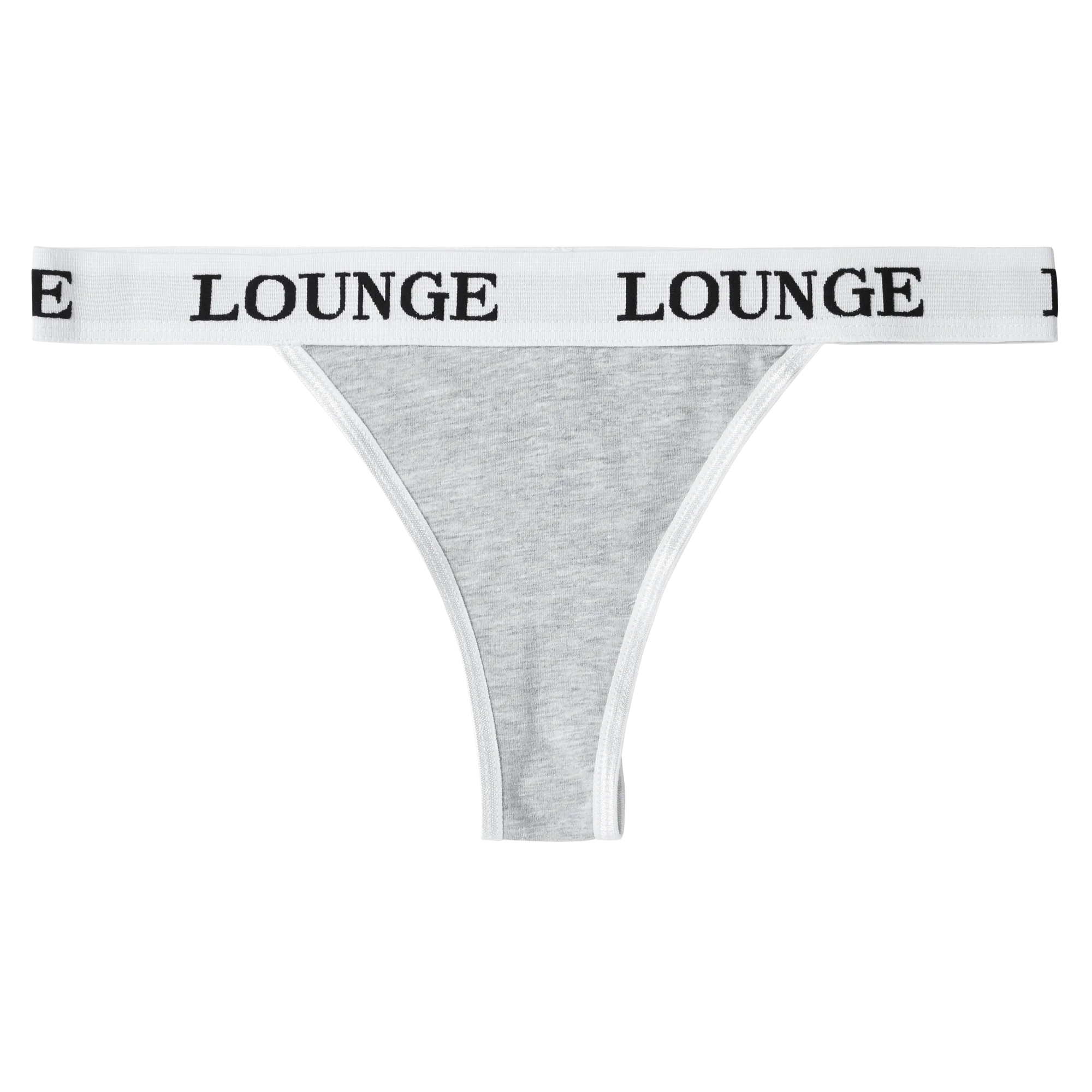 Gray Triangle Thong