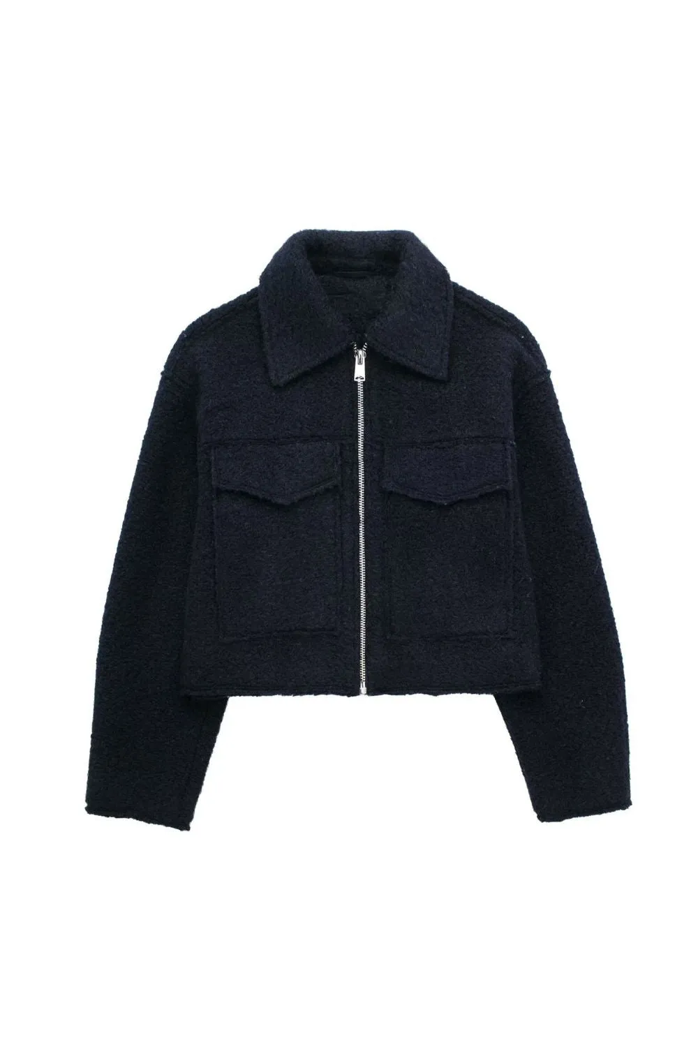 'Harper' Cropped Jacket Coat