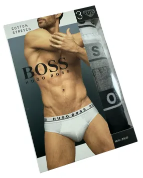 Hugo Boss Men Underwear 3 Pack Stretch Cotton Mini Brief XL SALE