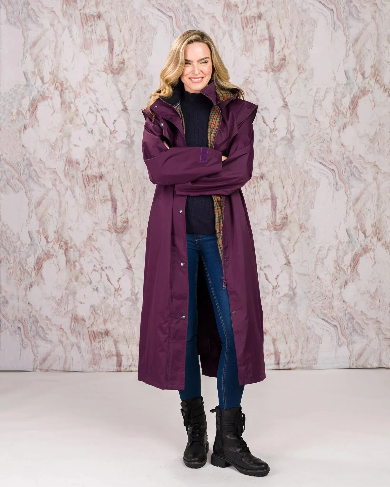 Jack Murphy Malvern Coat Blackberry