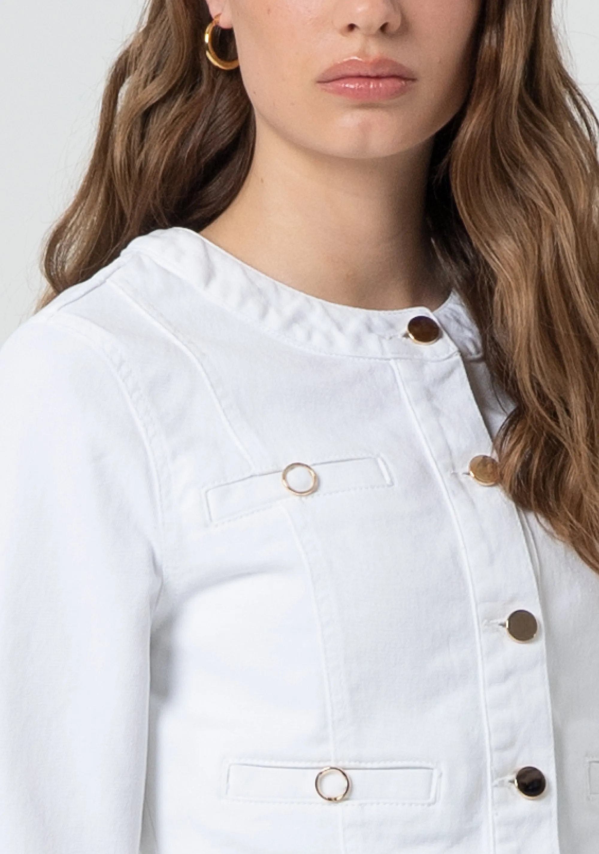 Jacket cropped made in bull