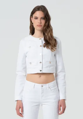 Jacket cropped made in bull