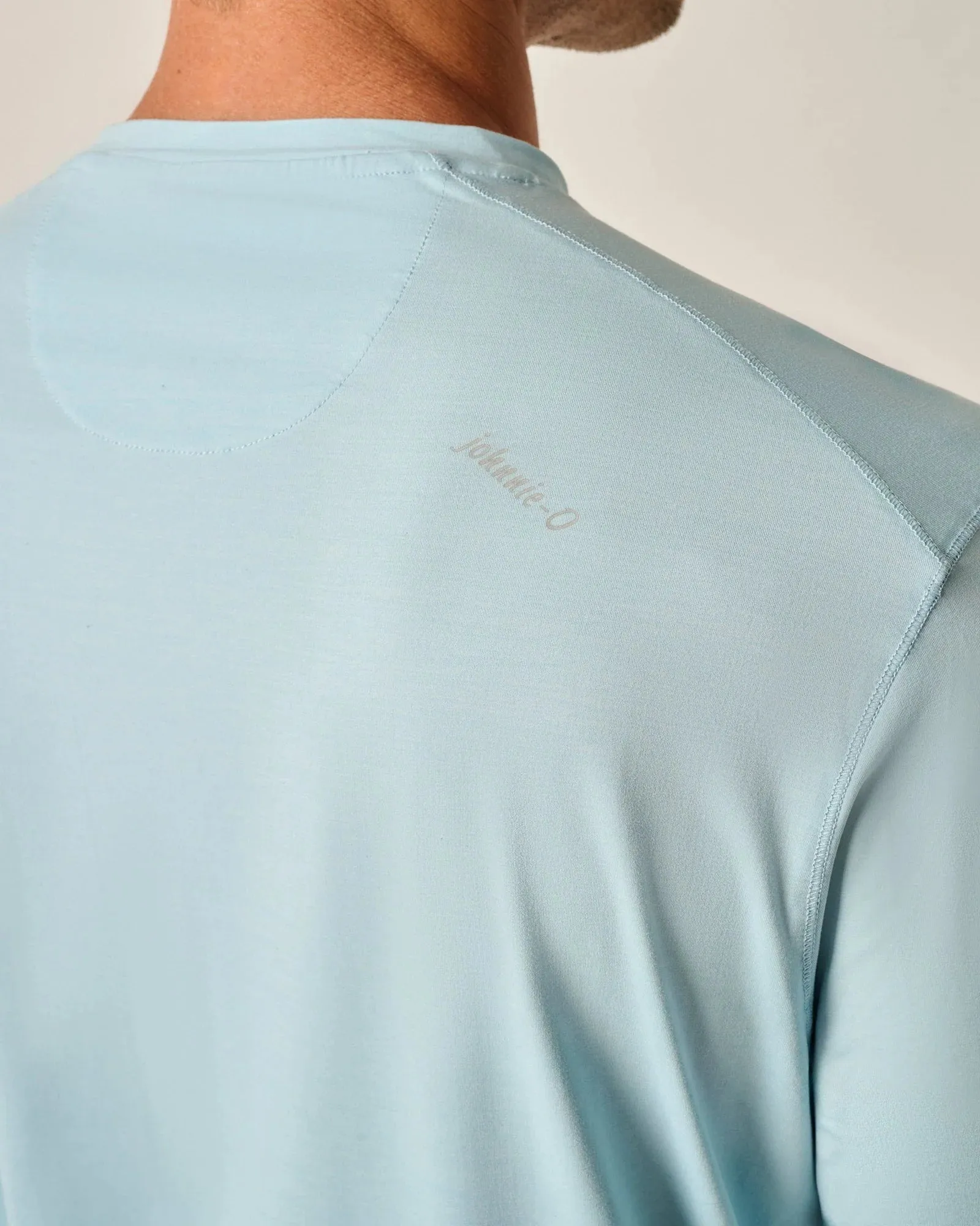 Johnnie-O Basin Prep-Formance Long Sleeve T-Shirt - Placid