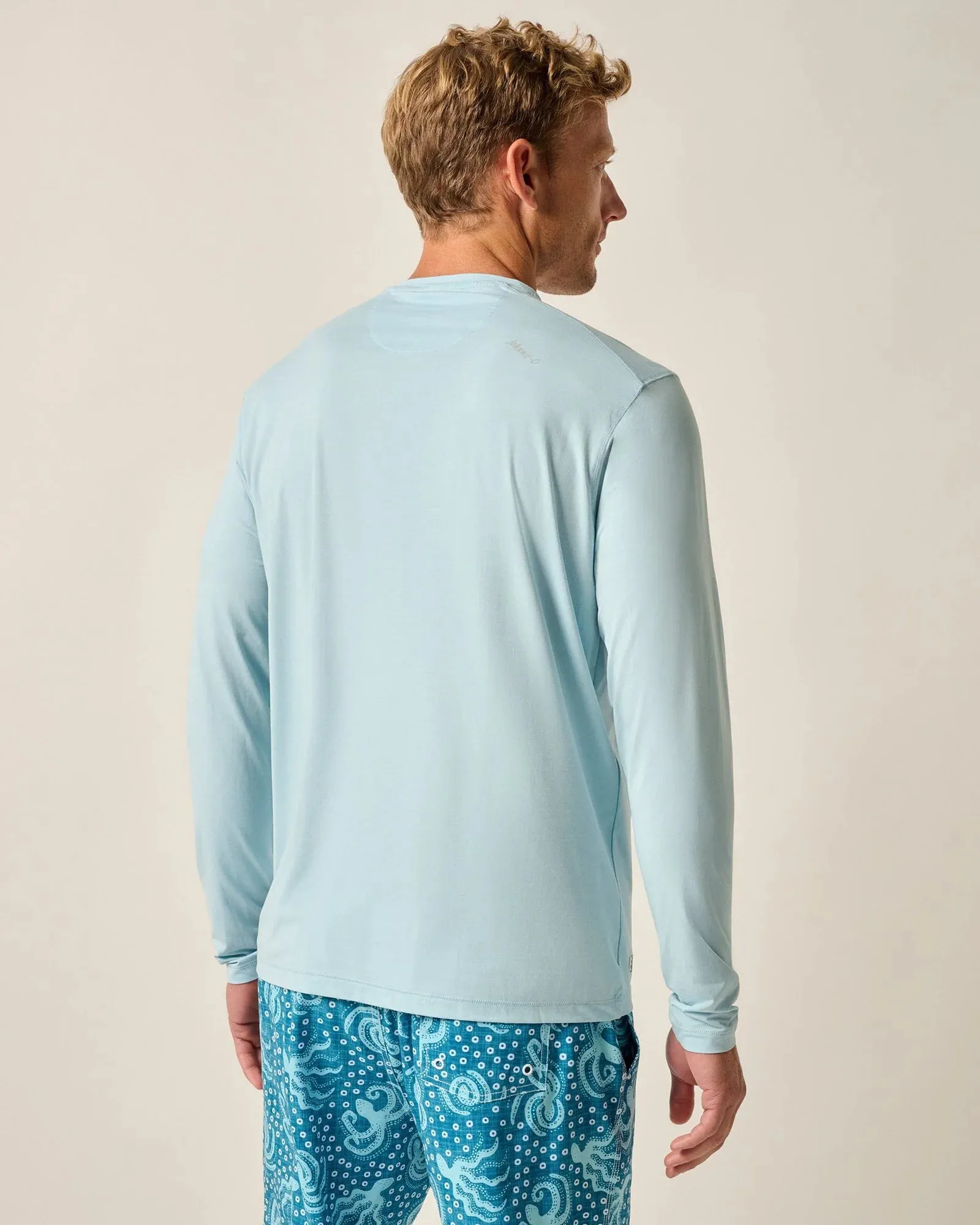 Johnnie-O Basin Prep-Formance Long Sleeve T-Shirt - Placid