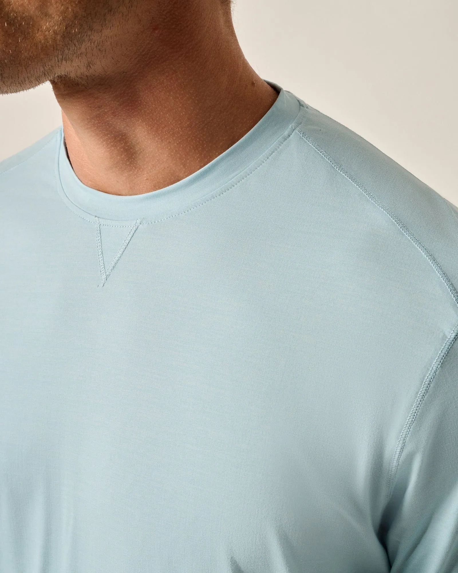 Johnnie-O Basin Prep-Formance Long Sleeve T-Shirt - Placid