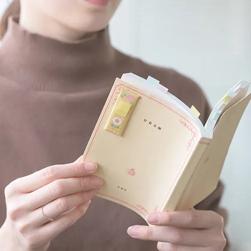 Kanmido Cocofusen x mizutama Sticky Notes with Refillable Card Cases Hexagon SH