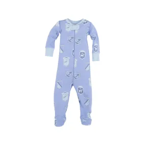 Knox's Night Night - Cricket's Coat of Arms (Blue) with Buckhead Blue