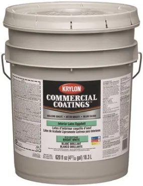 Krylon Interior Latex Paint 5 Gallon Linen White
