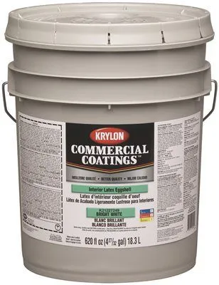 Krylon Interior Latex Paint 5 Gallon Linen White