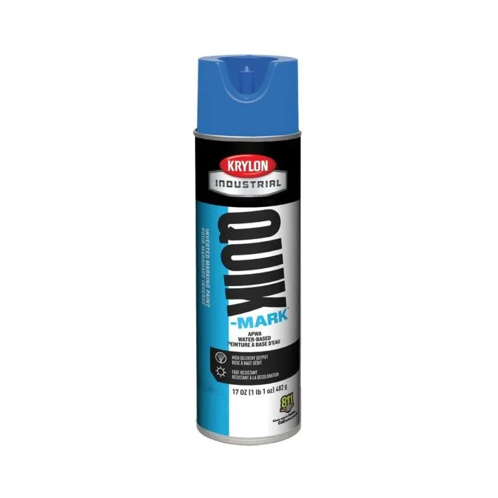 Krylon QUIK MARK Water based Inverted Marking Paints 17 oz. Brilliant Red 12 Cans