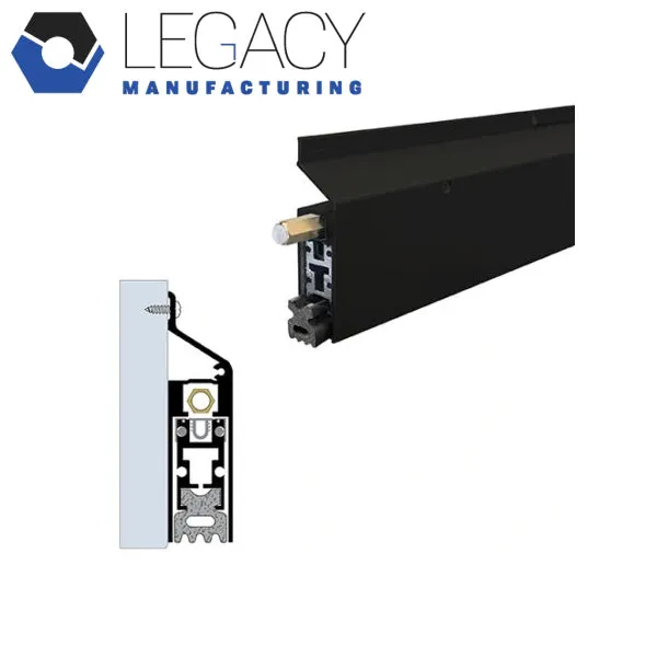 Legacy Manufacturing - 7093 - Extended-Drop Automatic Door Bottom - 29/32" x 3-1/2" - Optional Finish - Optional Length