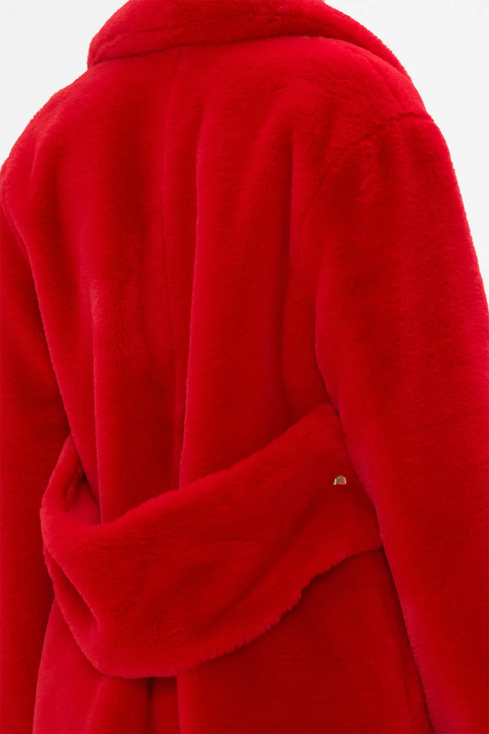 LONG TEDDY COAT KISS AND TELL