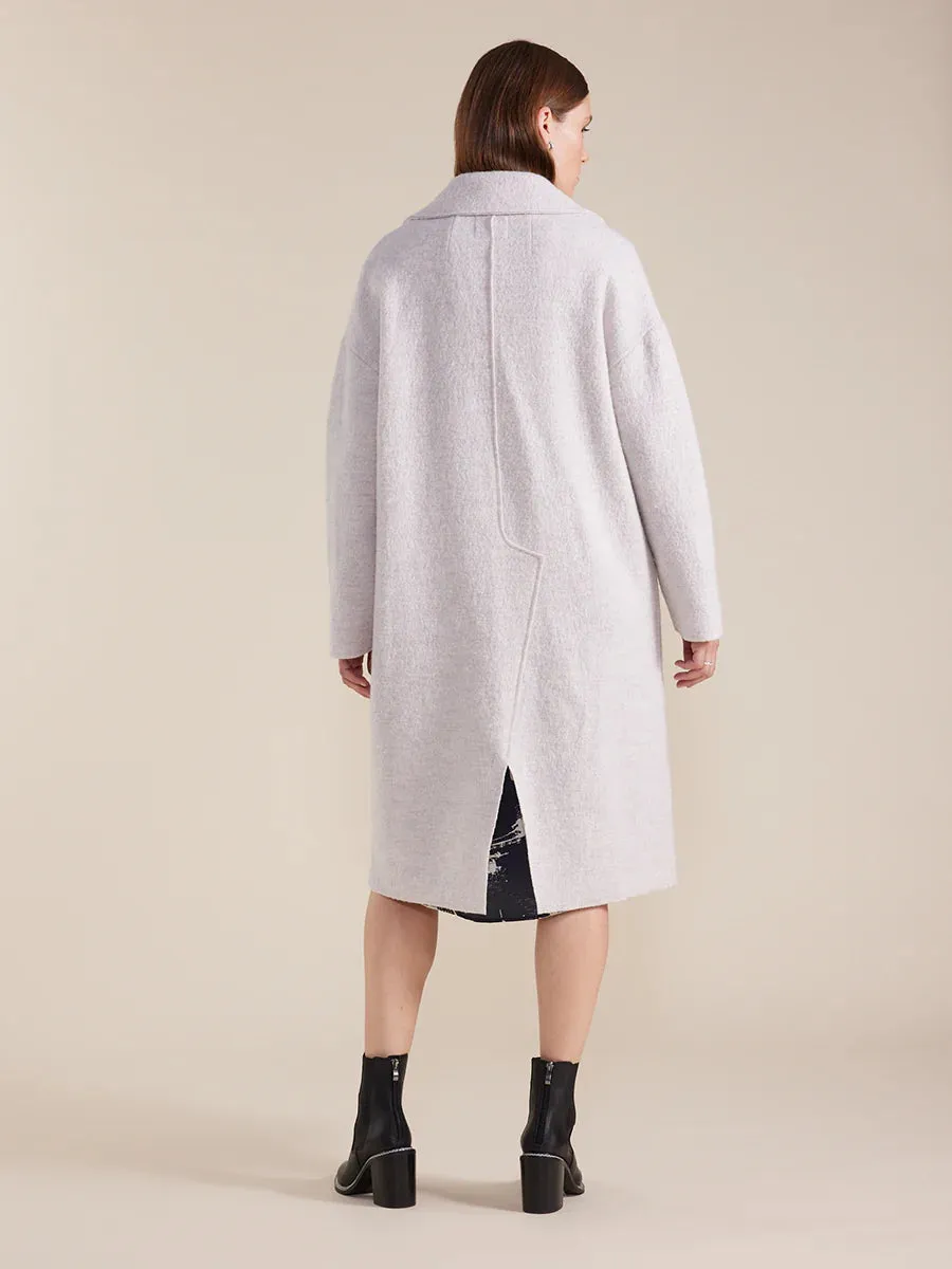 L/S BOILED WOOL COAT