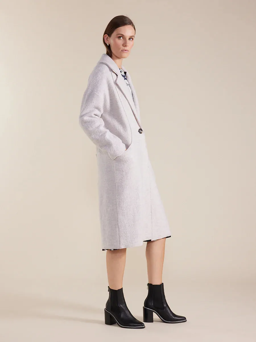 L/S BOILED WOOL COAT