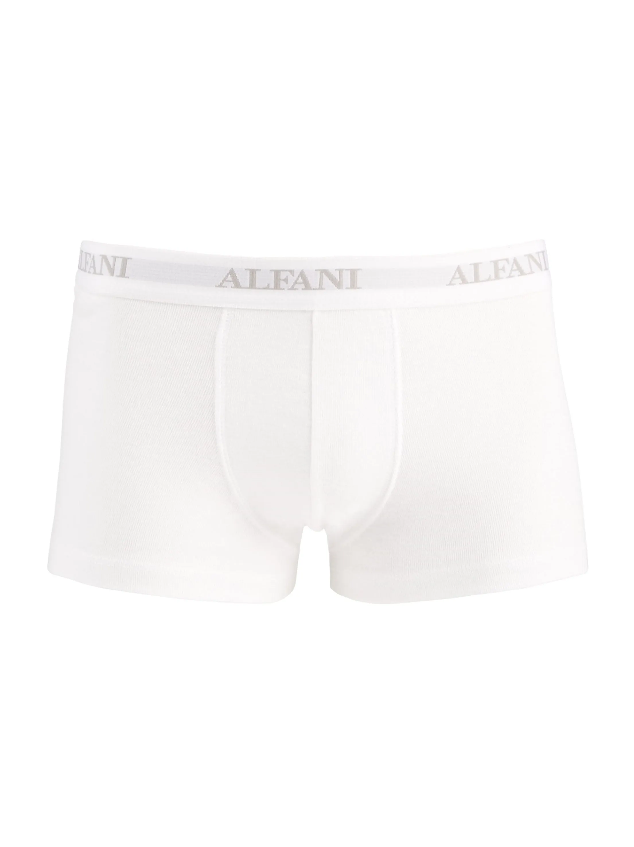 Men's 5 Pairs Brand Logo Printed Trunks Set,White