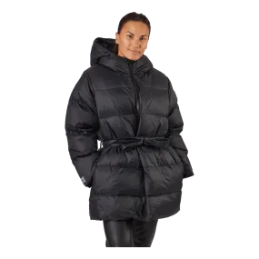 Mid Length Beltet Coat Black