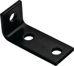 National Hardware 1152BC Series N351-479 Corner Brace, 3-1/2 in L, 1-1/2 in W, 1.6 in H, Steel, Powder-Coated, 1/BX :EA: QUANTITY: 1