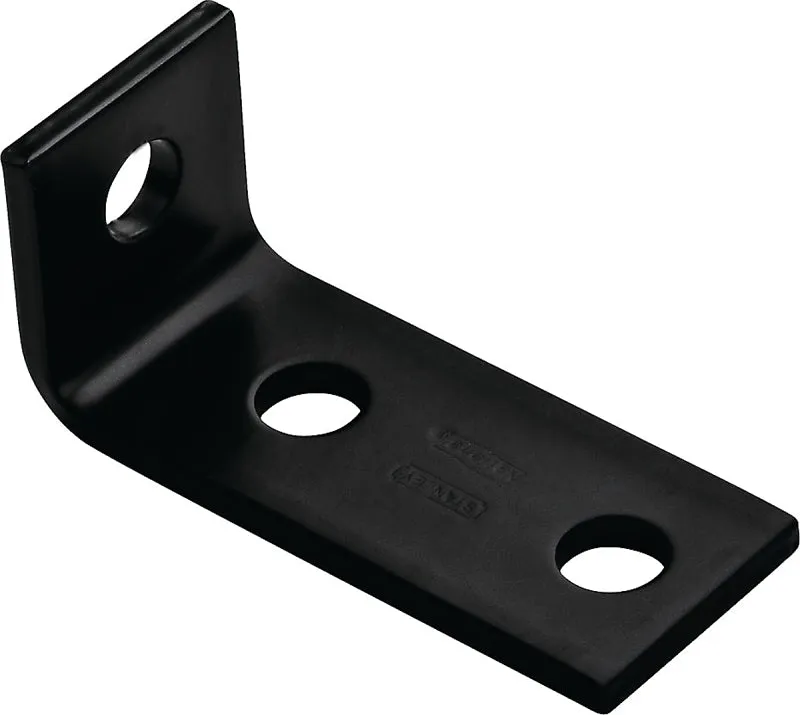 National Hardware 1152BC Series N351-479 Corner Brace, 3-1/2 in L, 1-1/2 in W, 1.6 in H, Steel, Powder-Coated, 1/BX :EA: QUANTITY: 1