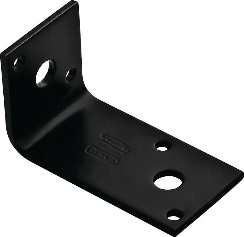 National Hardware 1153BC Series N351-481 Corner Brace, 2.94 in L, 1-1/2 in W, 1.67 in H, Steel, Powder-Coated :EA: QUANTITY: 1